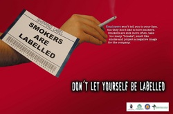 Thumbnail of a Tobacco-Free Poster.  Link to more printable media produced by: © 2011,  F.J. Brennan Catholic High School, Windsor, Ontario.  All rights reserved.  